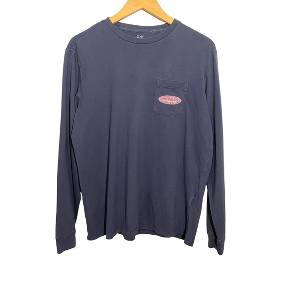 Vineyard Vines navy long sleeve t-shirt size medium - Picture 1 of 6